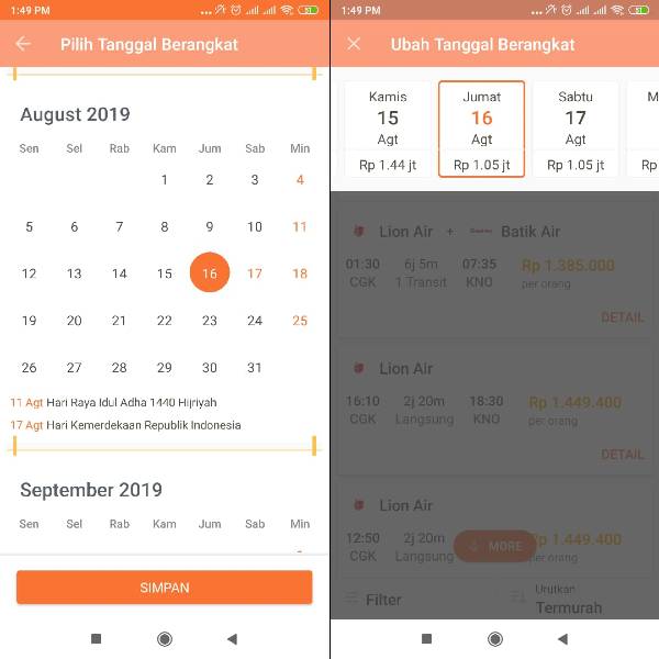 review app pegipegi kalender